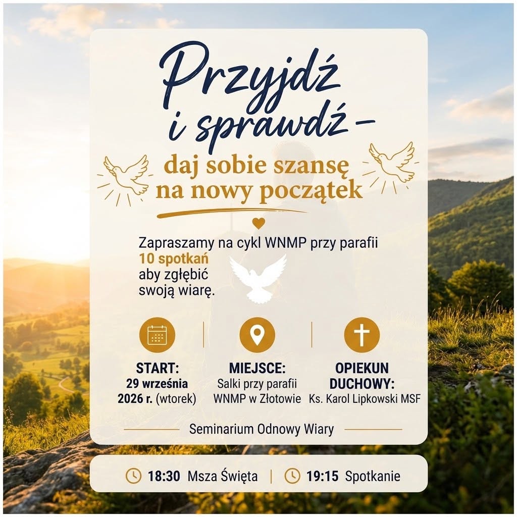 Przyjdź i sprawdź 10 spotkań - jeden cel odnaleźć Boga na nowo