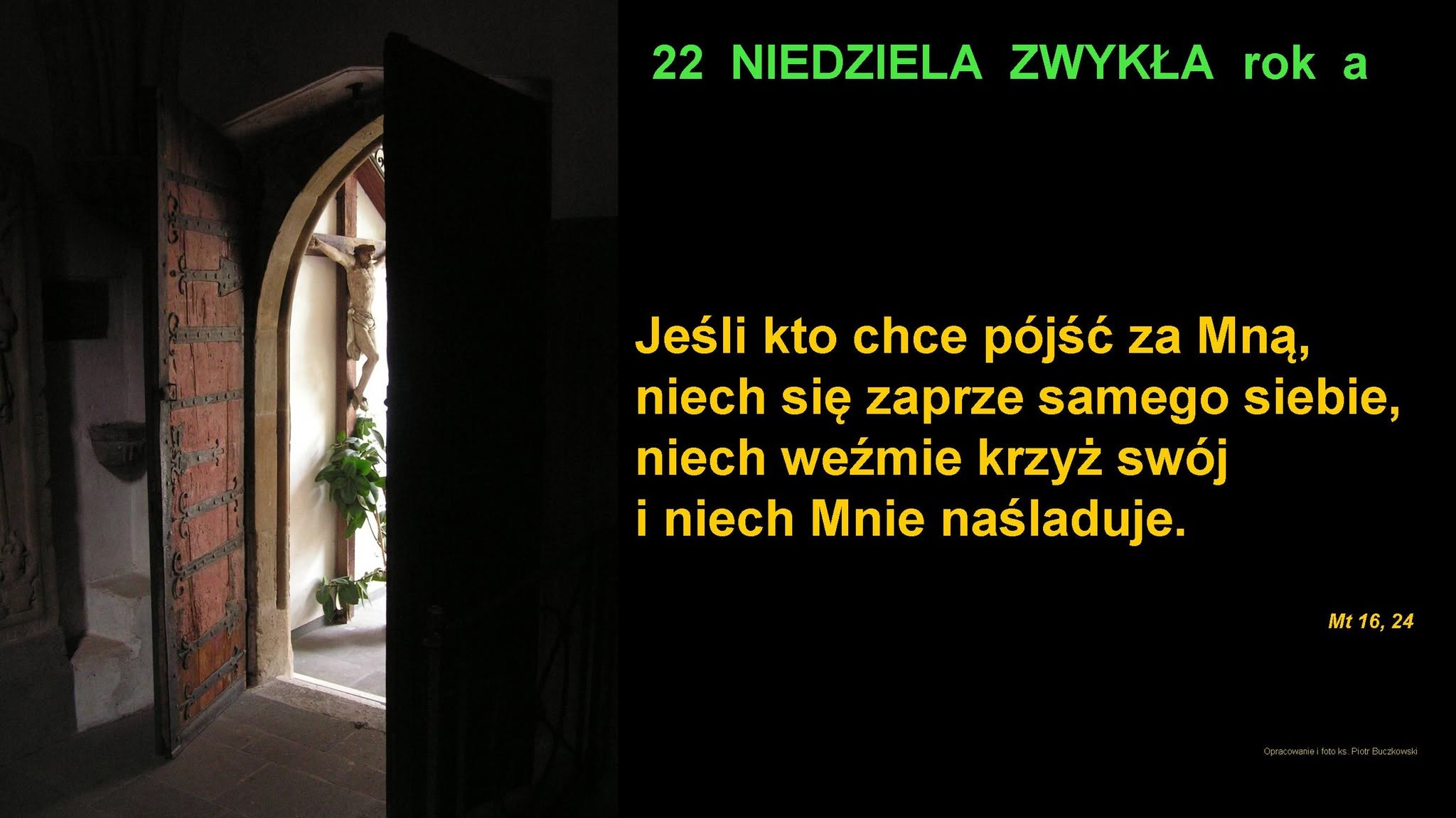 22 Niedziela zwykła rok a