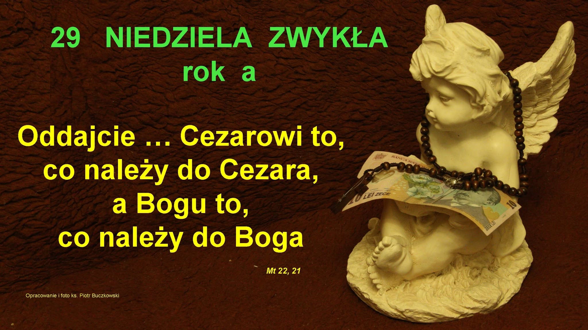 29 niedziela zwykła rok a